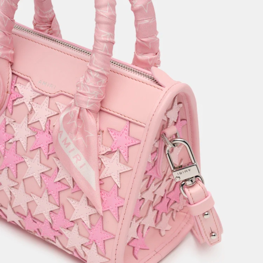 Amiri Pink Star-Embellished Women's Bag